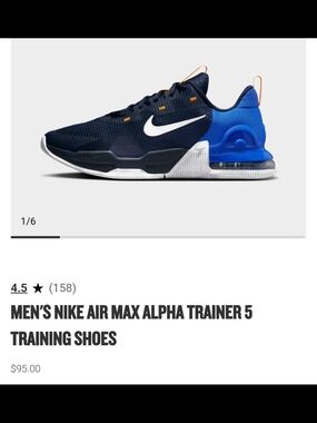 Nike Air Max Alpha Trainer 5 - Navy & Royal Blue